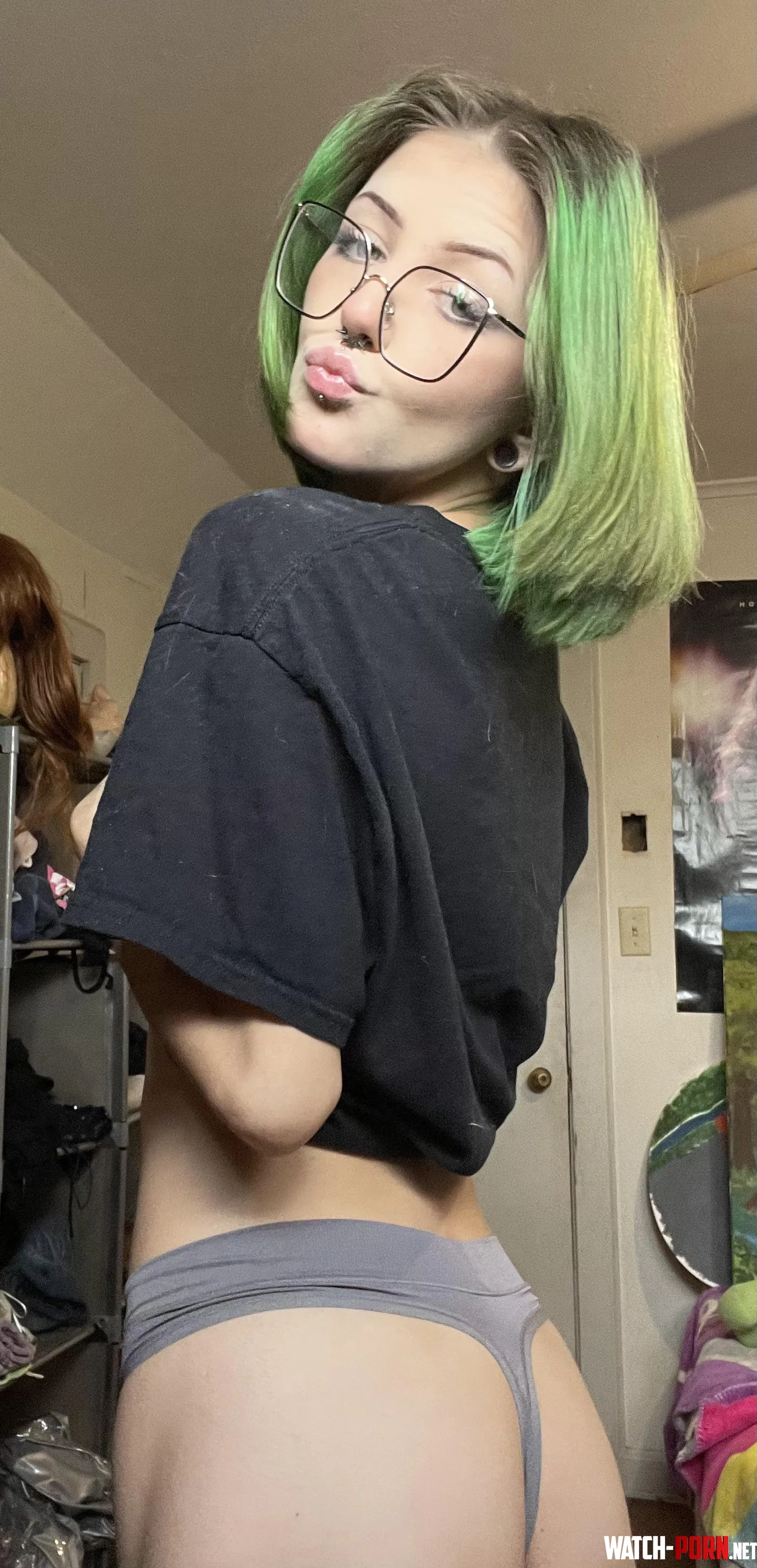 Green hairlt3 by mxnicpxiedrexmwhxre