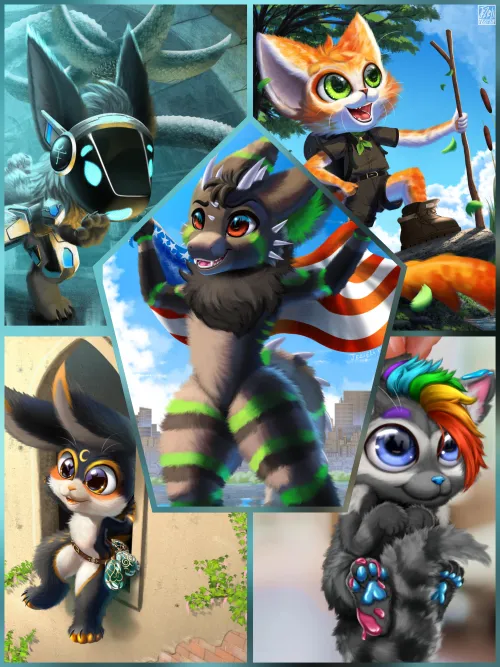 Thumbnail For Hire: October Orders Open by JezieliPristine: Furry Commission Services