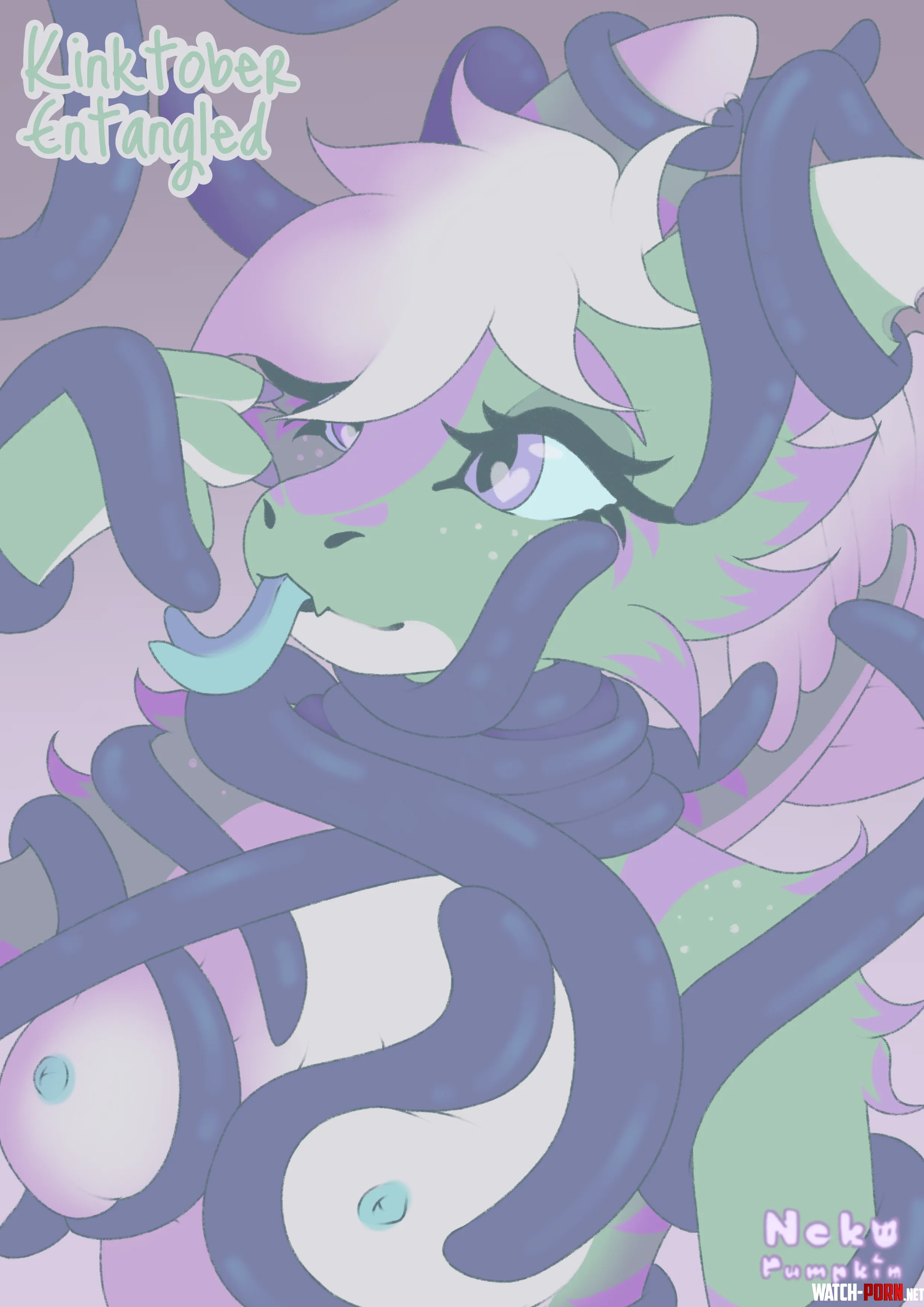 Kinktober  Entangled F nekopumpkin by NekoPumpkinArt