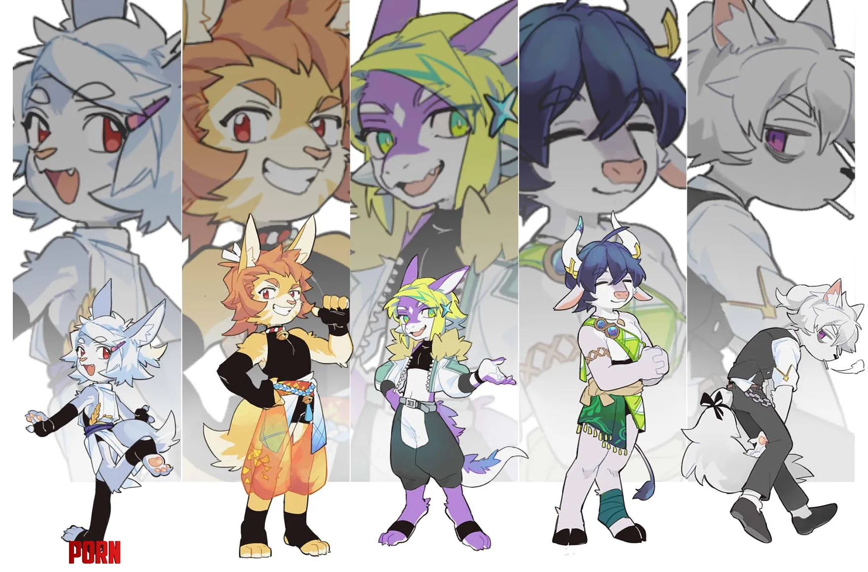 Going blindly into this dating sim whose route are you trying first based on preference art by me by ContaneShoko