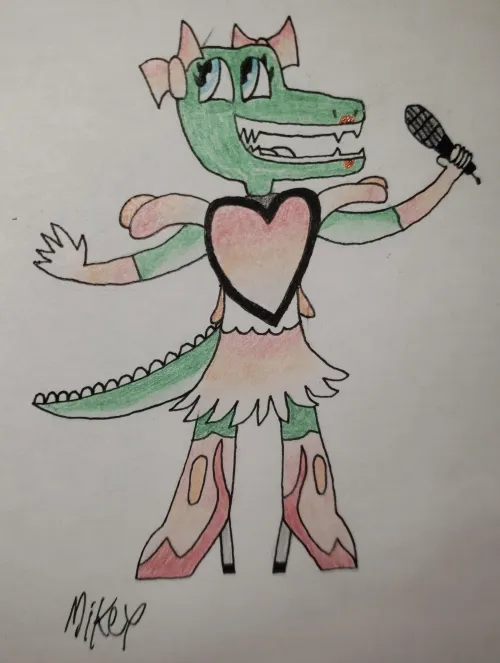 Thumbnail Pop Star Croc Furry Art by Terrible-Reward7151