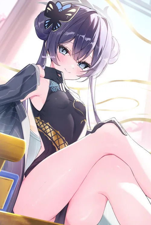 Thumbnail Silent_Steak_9540 Showcases Kisaki's Alluring Thighs on Thighdeology - Explore the Beauty!