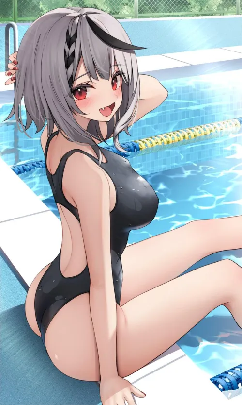 Thumbnail Join RainDMask for a Swim | ecchi Category