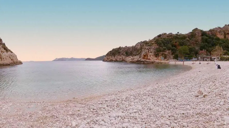 Thumbnail Turkish Marvel: Kas Beach's White Pebbles by rosymelanie