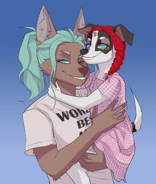 Thumbnail First-Time Mother Art by Kaaz_ck | Furry