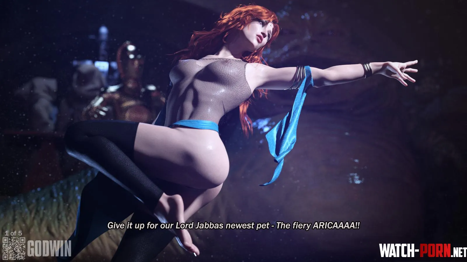 Mara Jade at Jabbas Godwin Star Wars by NeroXLIV