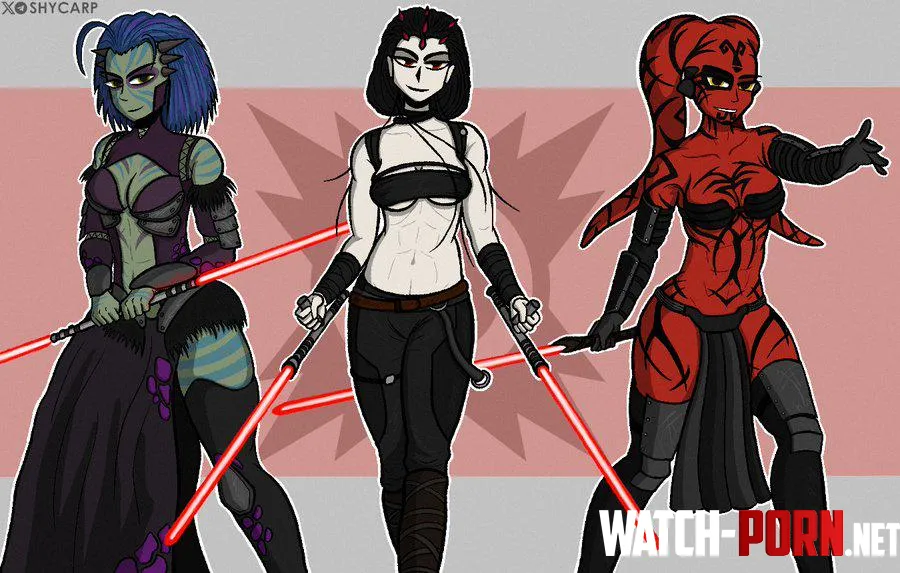 Alien sith girls from EU ShyCarp86 by Kroenen19