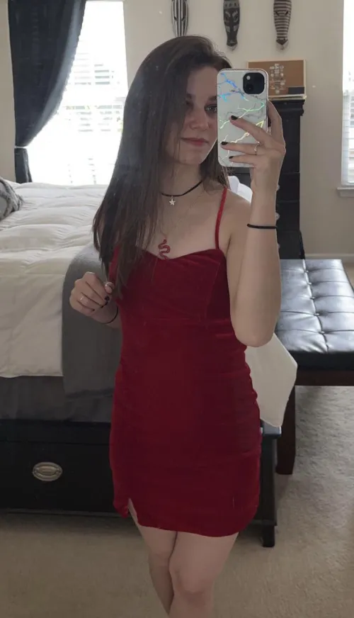 Thumbnail Halloween Costume Dilemma: Tight Dress with Devil Horns by rachelkittymeow
