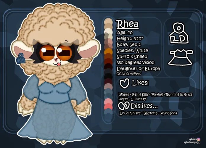 Thumbnail Explore Artwork 266 'Rhea' by SylenLean in Furry Art