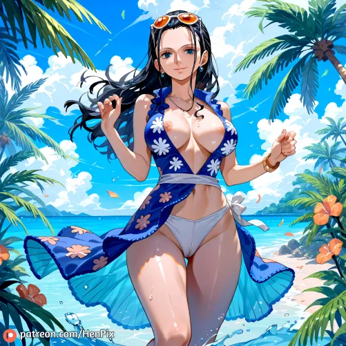 Thumbnail Beach Fun: Robin's Playful Moments Unveiled