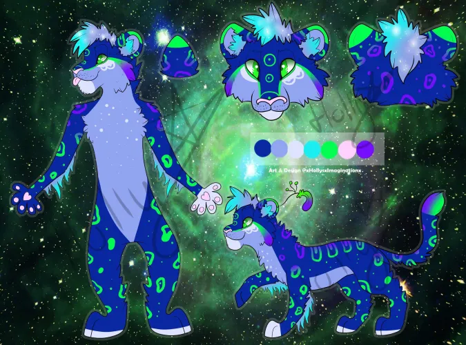 Thumbnail Leopard Adopt Available: A Furry Tale by HollyFlowerPower