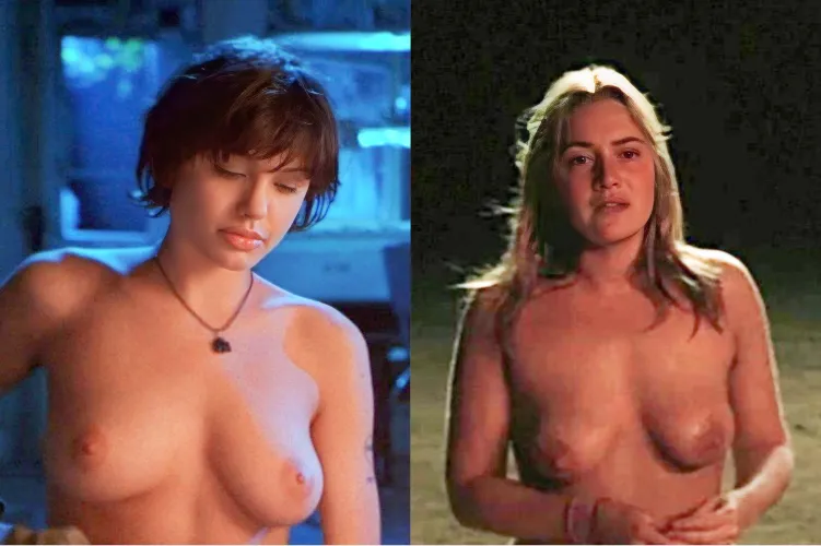 Thumbnail LeatherExam3750 Compares Angelina Jolie & Kate Winslet on NudeCelebsOnly