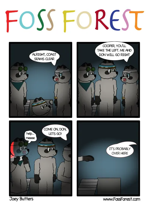 Thumbnail Discover 'Foss Forest 71: Wrong Place Wrong Time' by FossForestComic