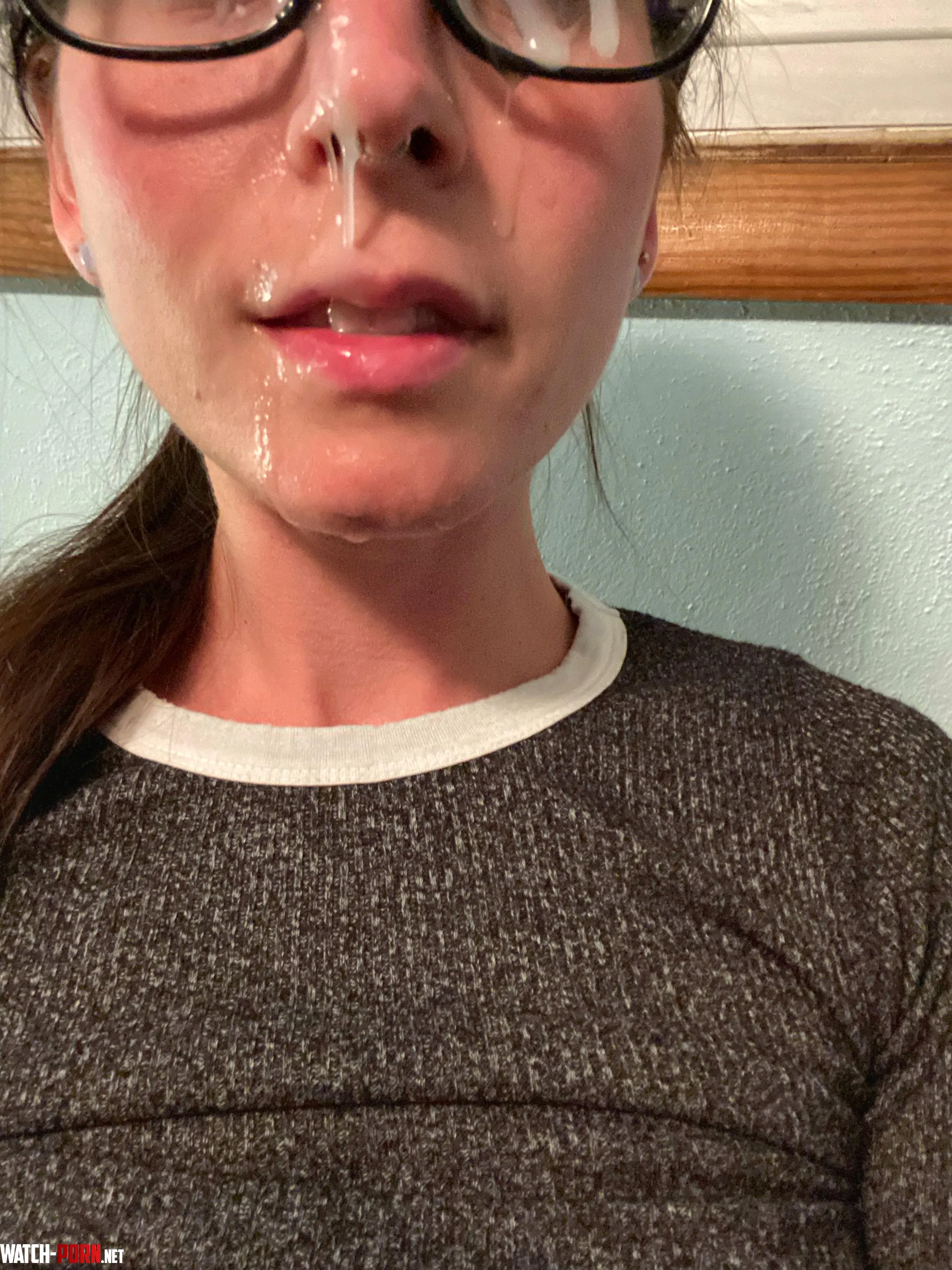 Loving a huge facial by ctsharing