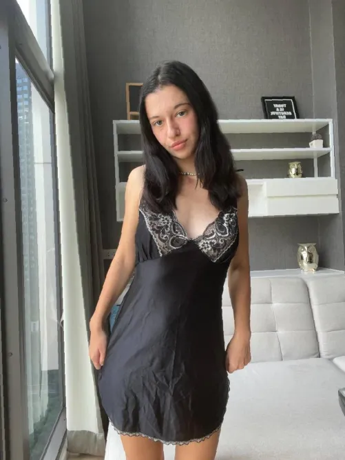 Thumbnail Stylish Vibes in a Black Dress by damn_violet | tightdresses