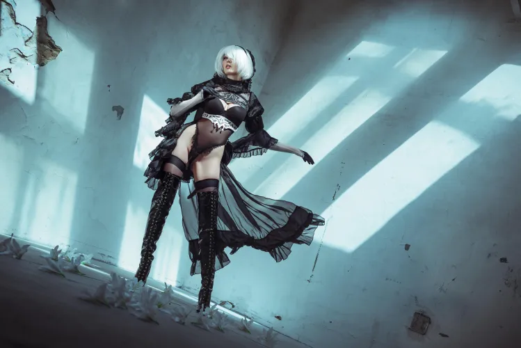 Thumbnail 2B BellatrixAiden in Nier - Bellatrix_Aiden's Rule34 Work