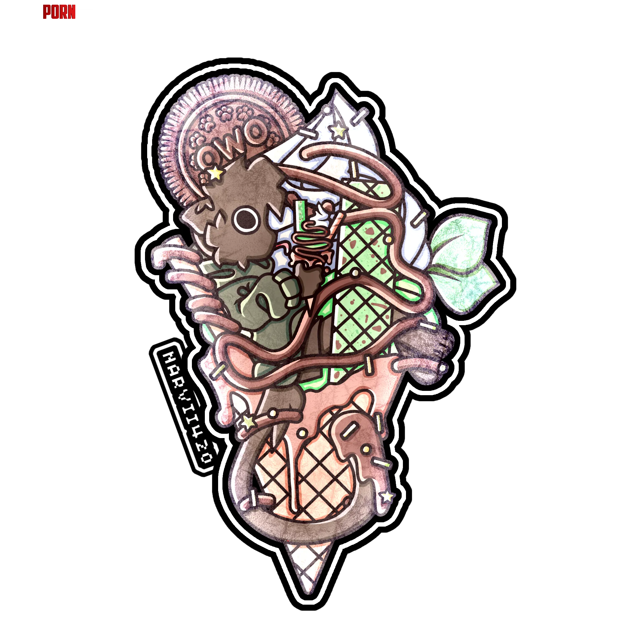 Im in ur ice cream  by narvi420