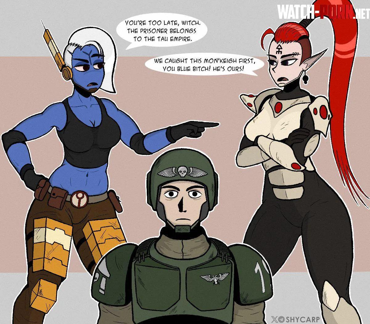 A prisoner of war ShyCarp86 by Kroenen19