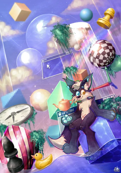 Thumbnail The Joy of Nonexistence: Dive into f0xyn7's Furry Art