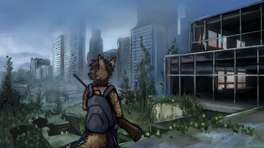 Thumbnail The Last of Us Scene by FurrySoren | Furry Art