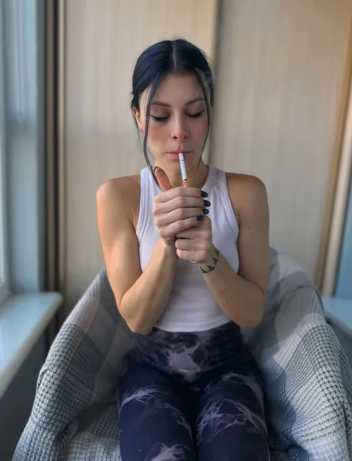 Thumbnail Daddy Likes the Smell of Cigarettes on My Breath by PurpleRainnss in Adorable_Girls