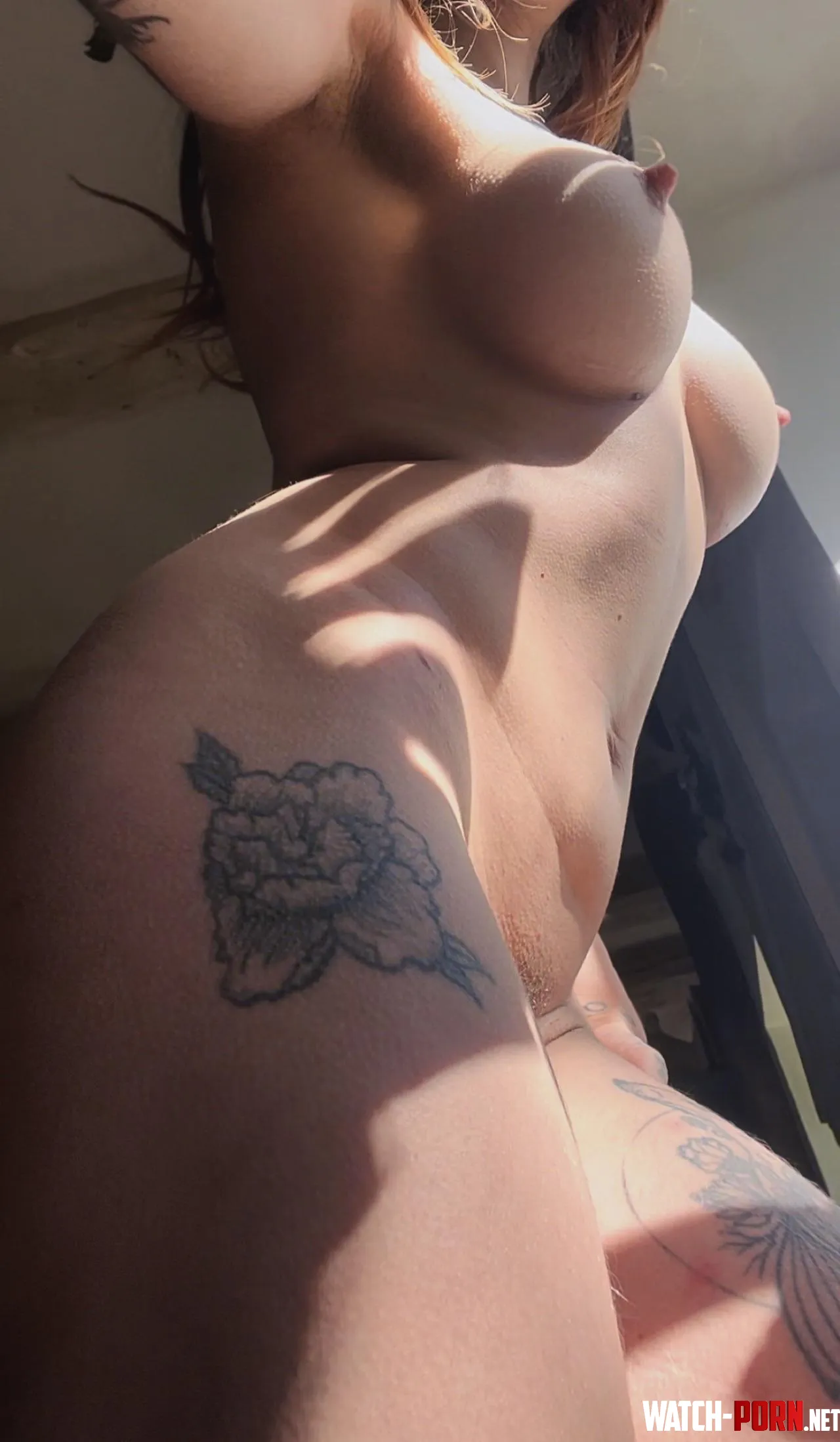 A nude in the morning sun  by NoraFae_