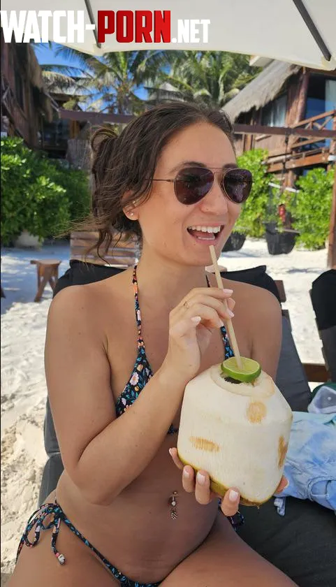 Coconut sips and cheeky grins  by nikkidavisxo
