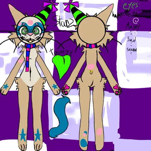 Thumbnail Introducing New Fursona3 Starz by Smudge_the_Shark