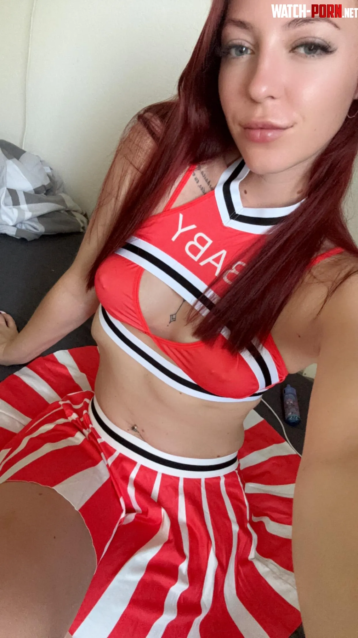 Im a bad cheerleader come and punish me  by sparklepeachblossom