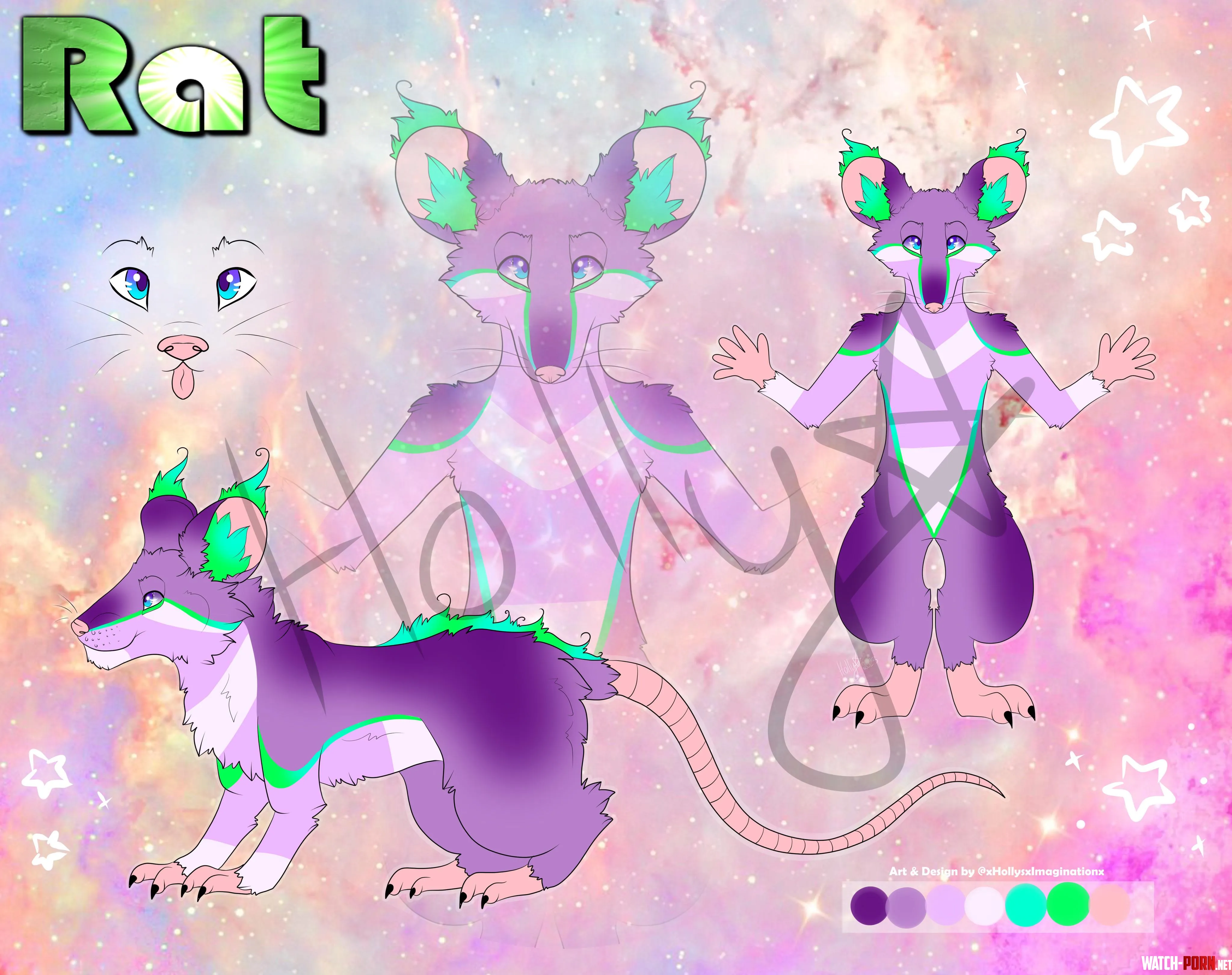 Rat Adopt available  by HollyFlowerPower