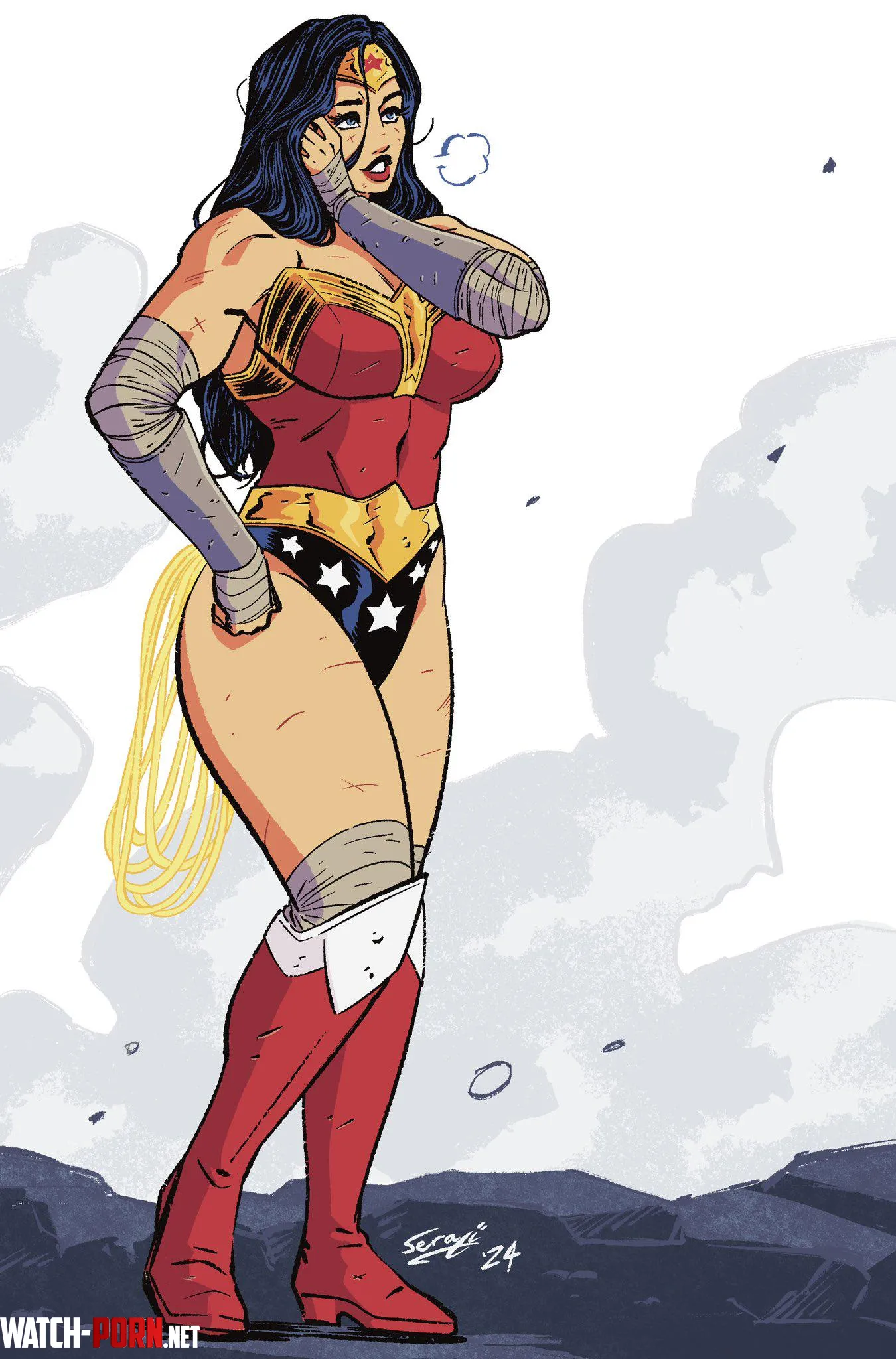 Wonder Woman SerajiArt by TheTMoneyMan