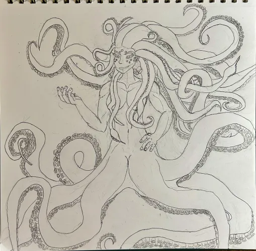 Thumbnail DeterminedEggplant's WIP for Leviathan - MonsterGirl Category