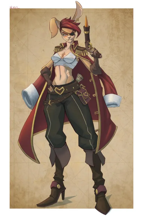 Thumbnail Meet Heaven: Captain of Heart Pirates & Fursona Drawings by nodly_