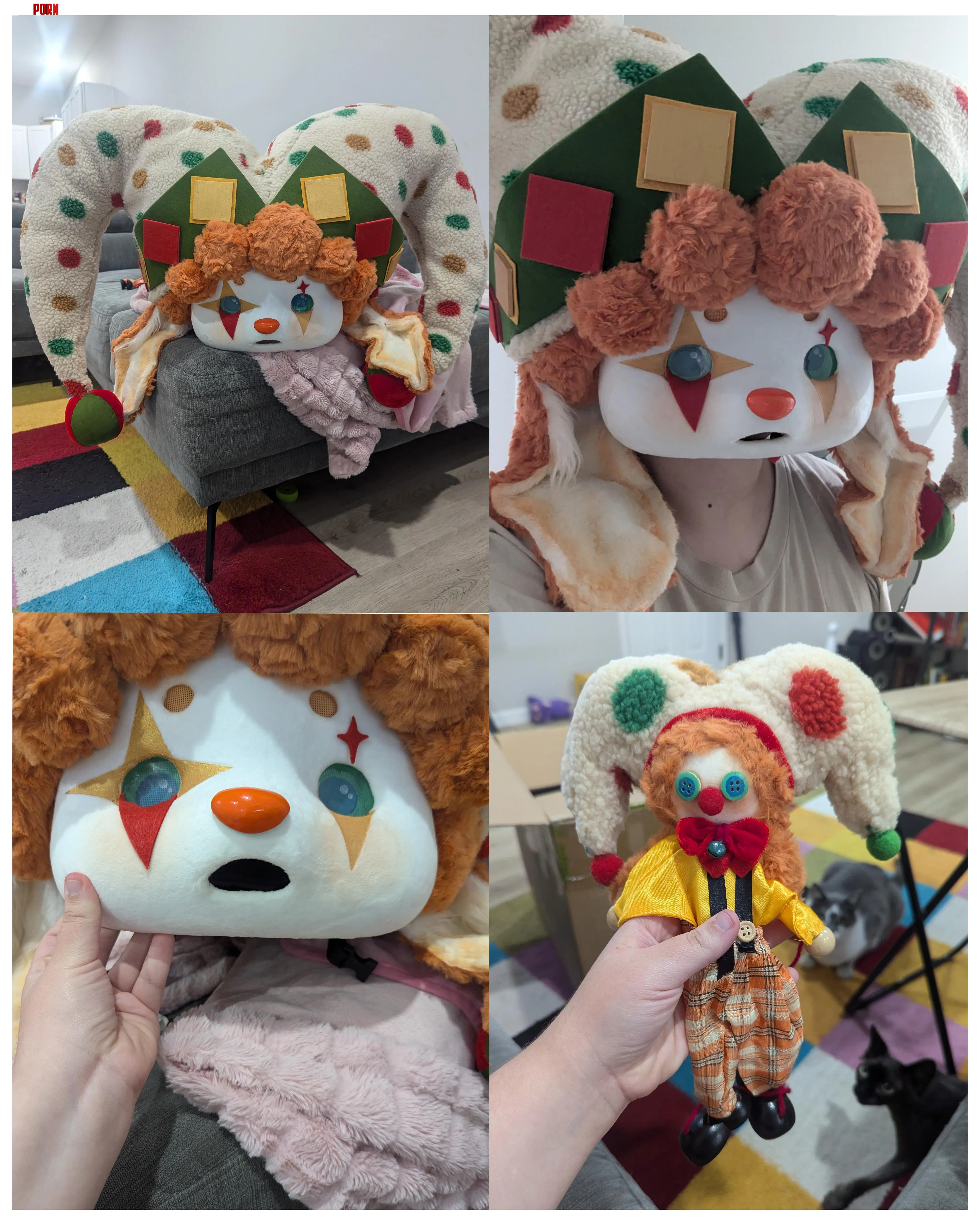 My fursuit has a matching puppet by 0neWayLane
