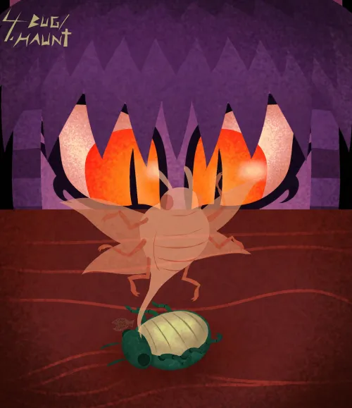 Thumbnail Unfold the Mystery of Bug Haunt by stareyedswimmerart in Furry