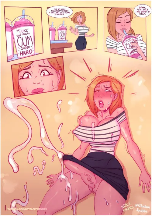 Thumbnail ObviousP98 Explores Futa Drinks in CumHentai – NotZachForWork Article