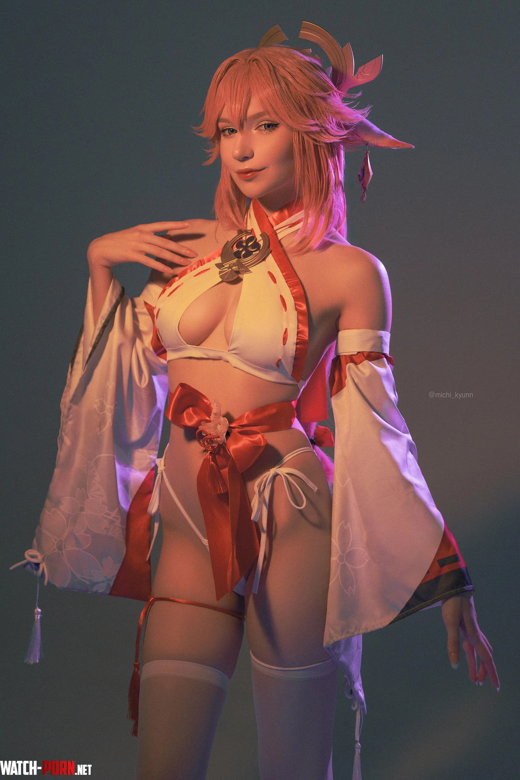 Yae Miko from Genshin Impact by michikyunn by michi_kyunn