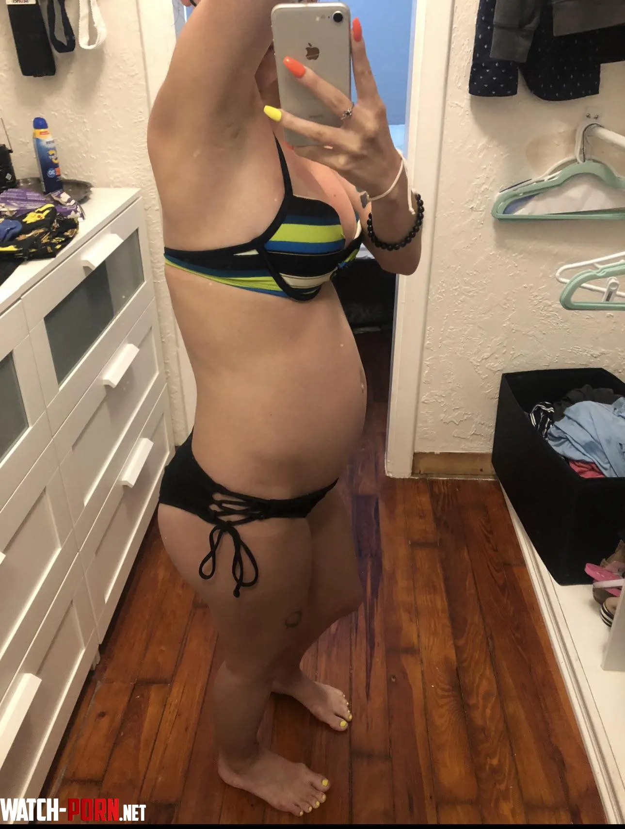 I miss my pregnant belly so much Cant wait to be pregnant again   by bigbootyandmoody