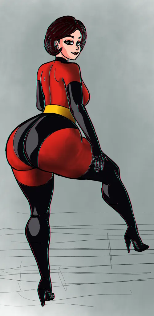 Thumbnail Elastigirl Unleashed: The Sultry Side by masochistmaverick