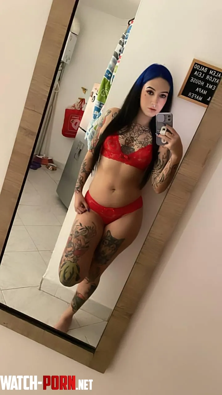red hits different  by lopakarit