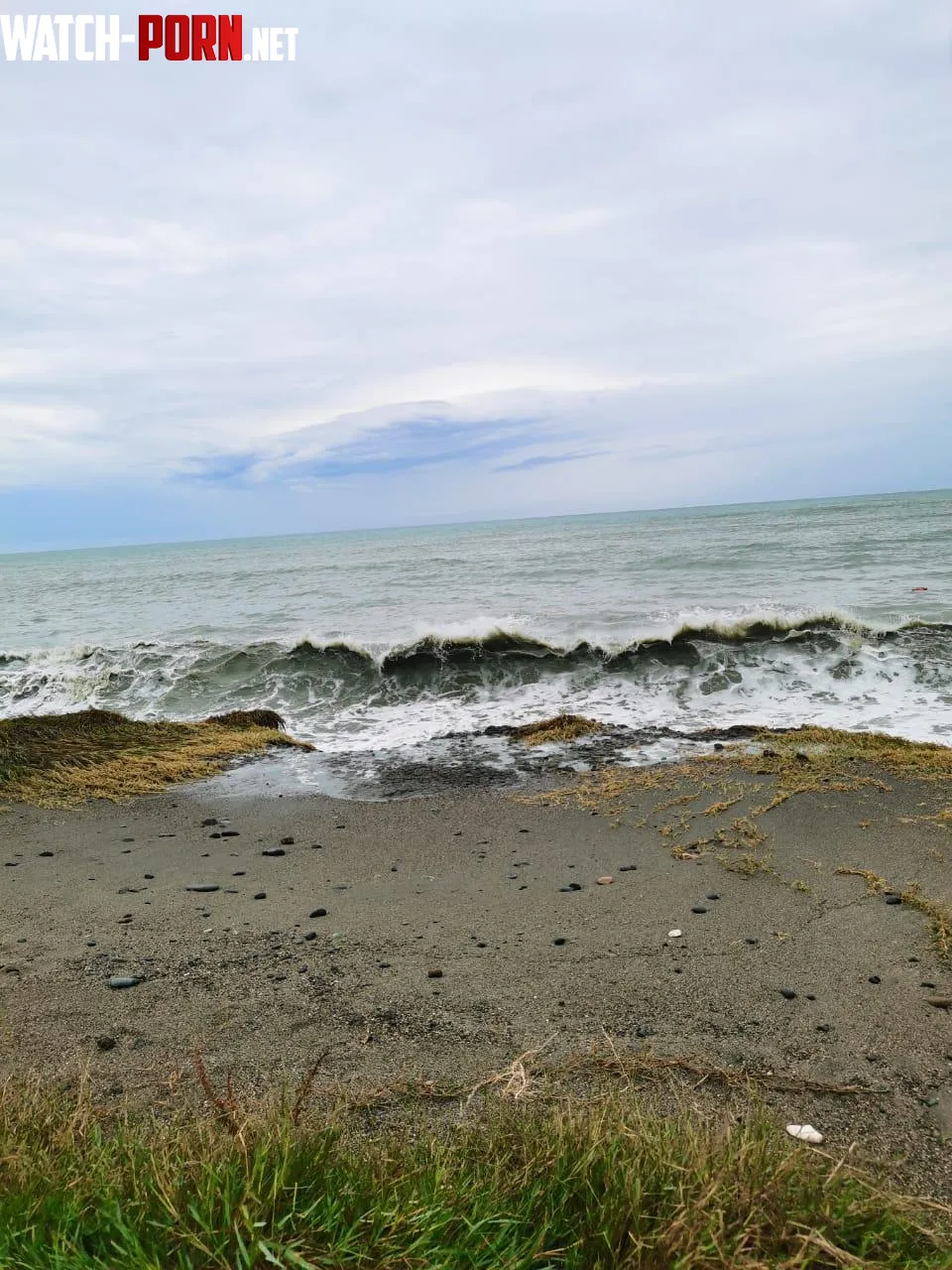 Wave on the beach on the Black Sea by LifeAd9529
