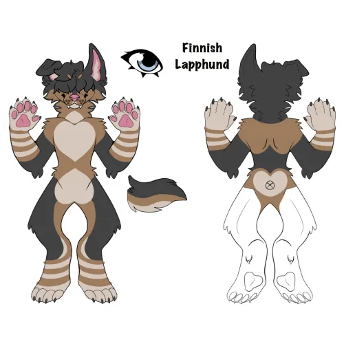 Thumbnail The Unfinished Ref for My Fursona Shethey by FloppyDedTrout
