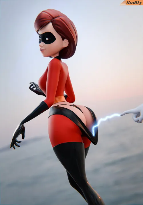 Thumbnail Revealing Helen Parr's Secret: A Thong Under Her Super Suit in The Incredibles | gifsundgirls