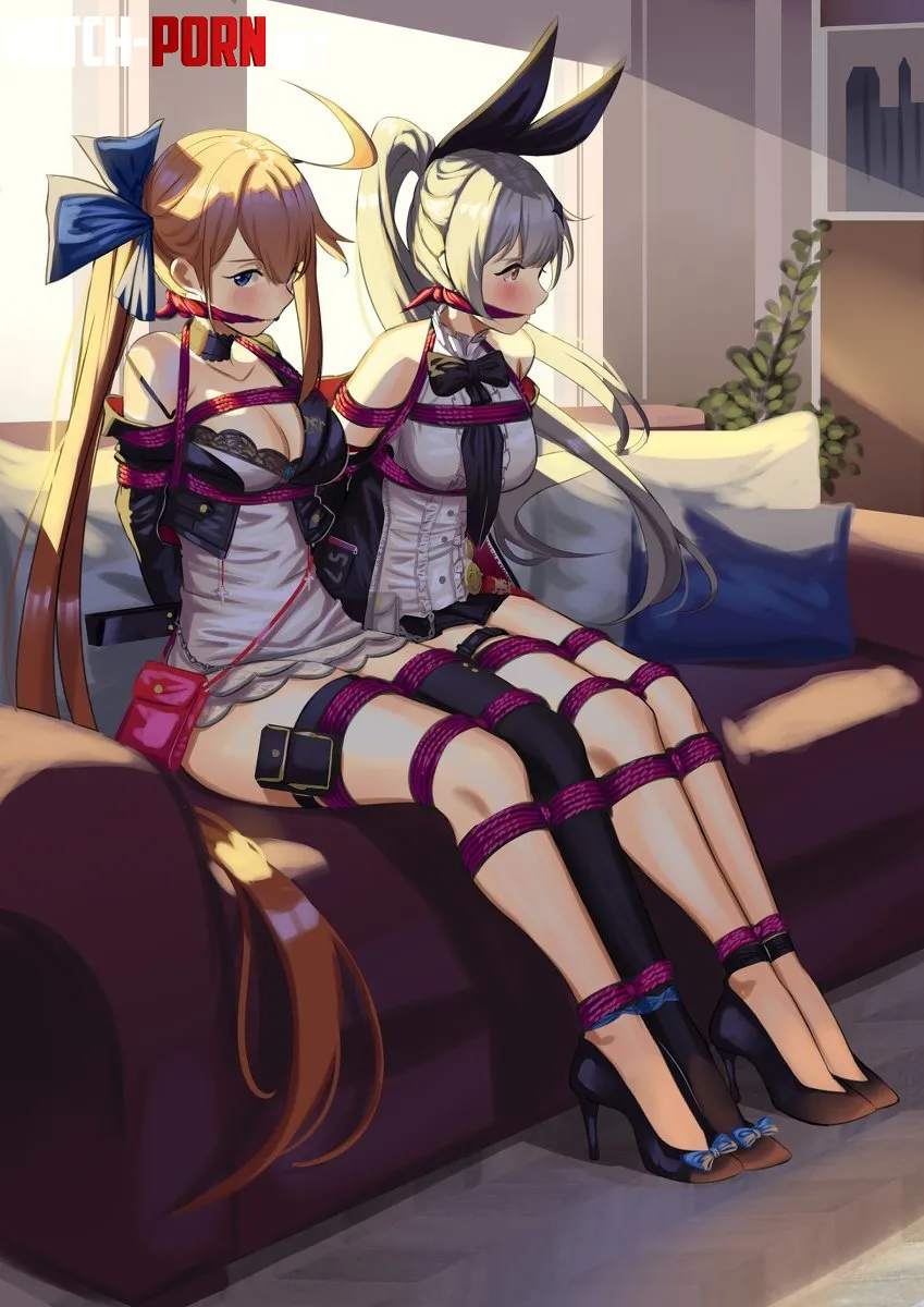 Two besties bondaged and ready to be fucked by Qilaraa