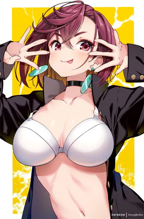 Thumbnail Momo Ayase Dandadan: Dive into Anime Midriff Culture by CheetahSperm18