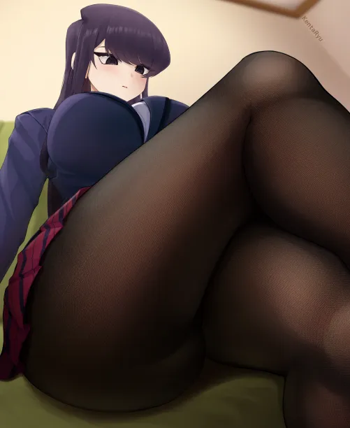 Thumbnail Csxc's KomiSan in School Uniform: A Delightful Pose