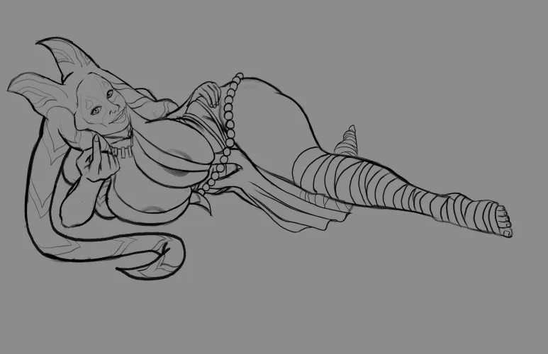 Thumbnail Explore the Twi'lek-Togruta Hybrid Milf by Arekage