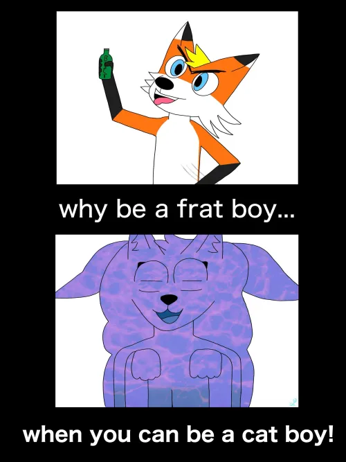Thumbnail Frat vs. Cat Boy: UnveiledRook206's Furry Delight