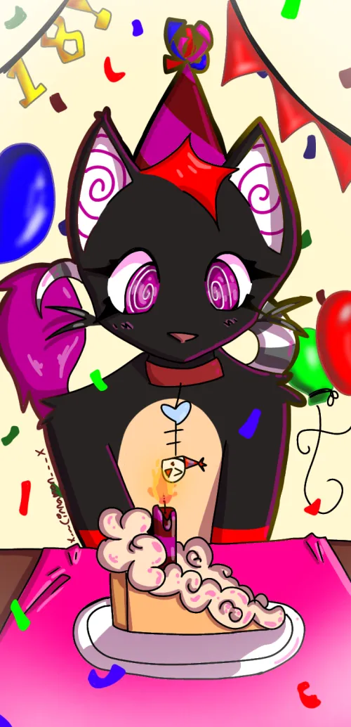 Thumbnail Birthday Celebration with Author _Cinnamon_X in Furry Category