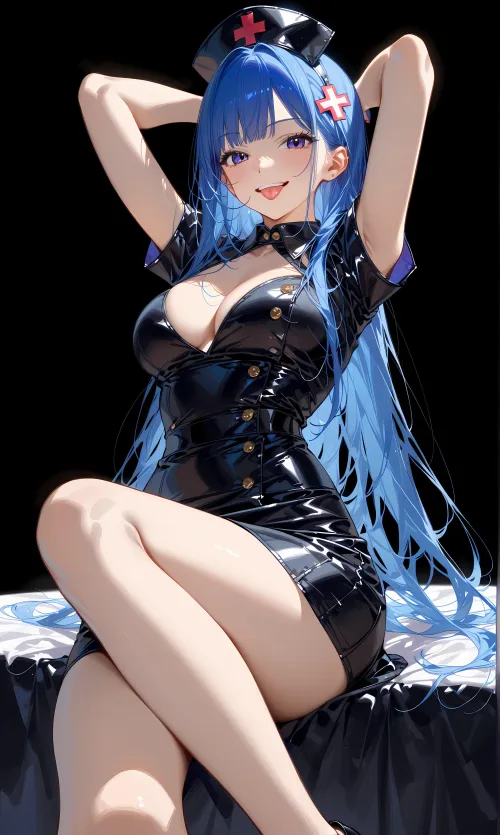Thumbnail Dark Nurse's Shadowy Allure Revealed: CheetahSperm18's Dive | Thighdeology